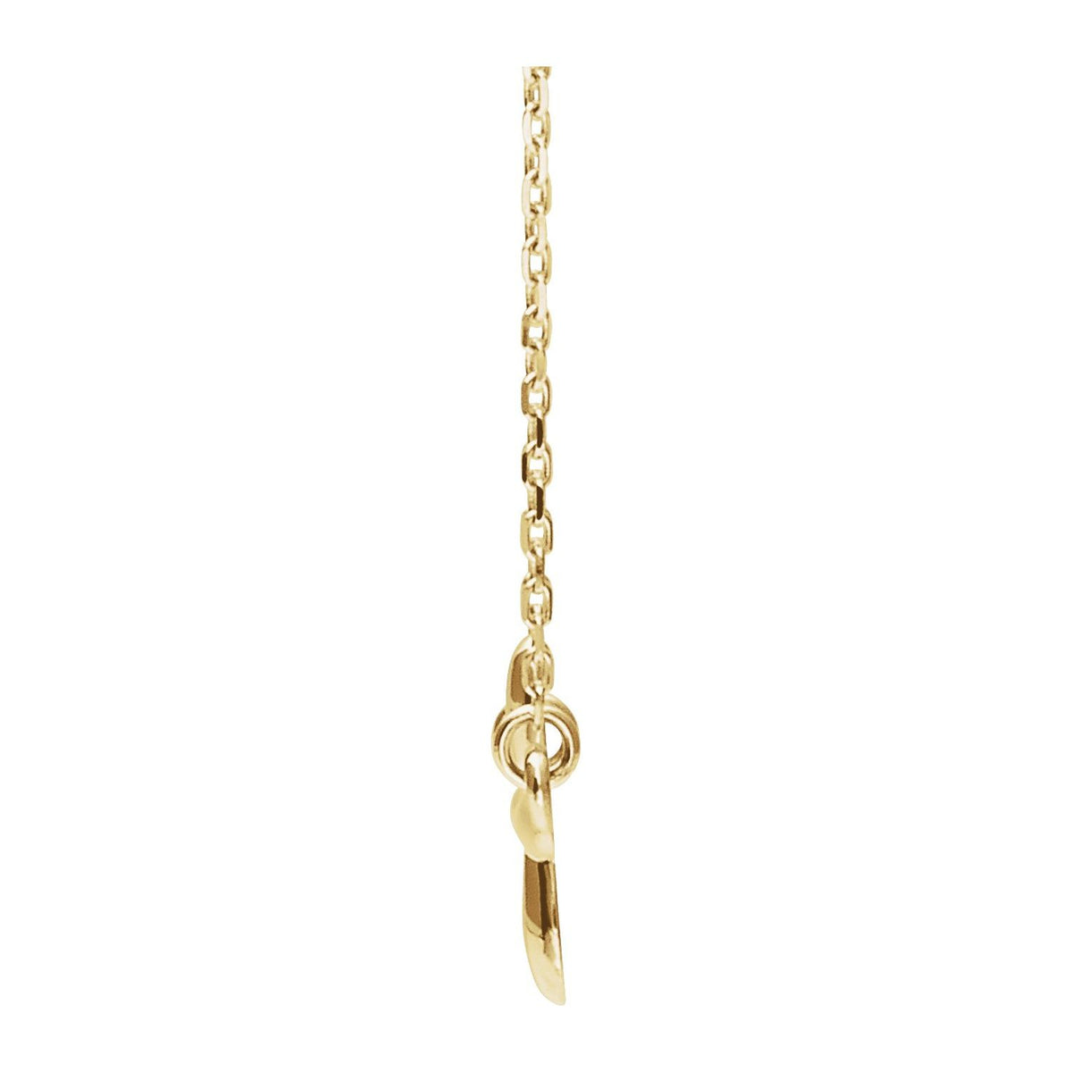Sideways Cross 16-18" Necklace