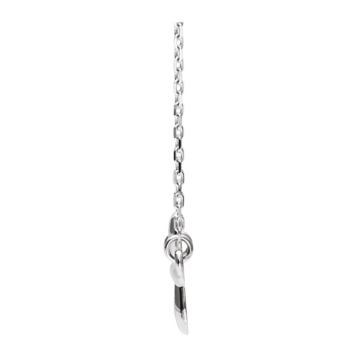 Sideways Cross 16-18" Necklace