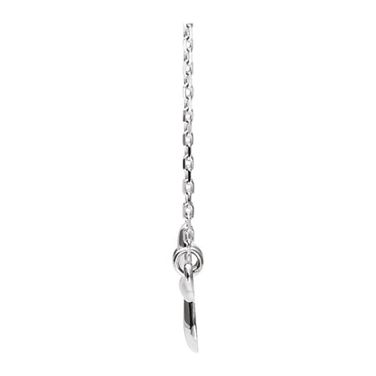 Sideways Cross 16-18" Necklace