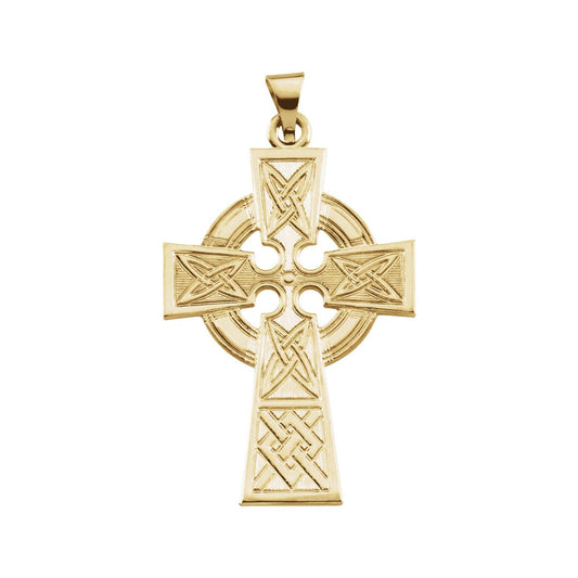Celtic-Inspired Cross Pendant