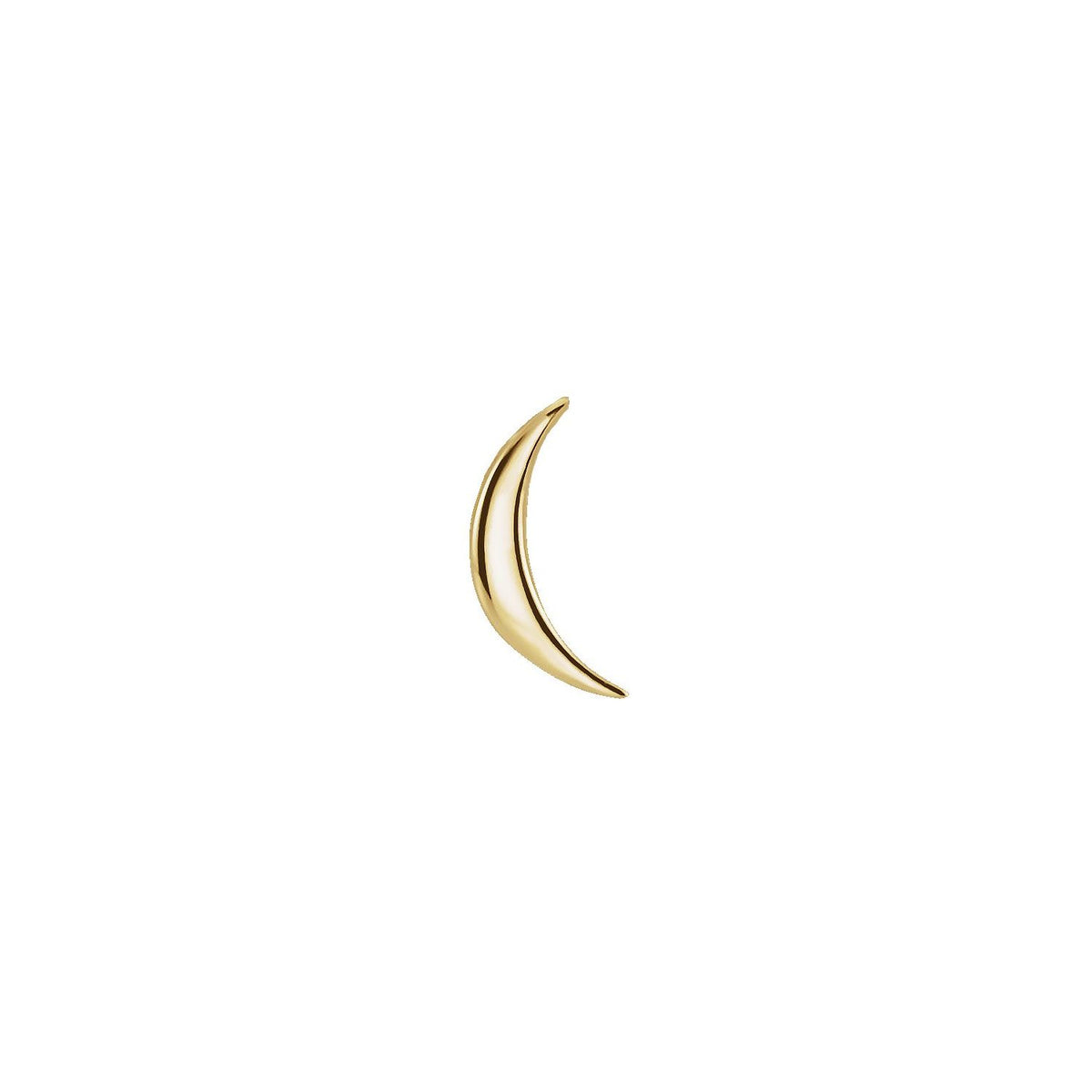 14K Yellow Gold Crescent Pendant