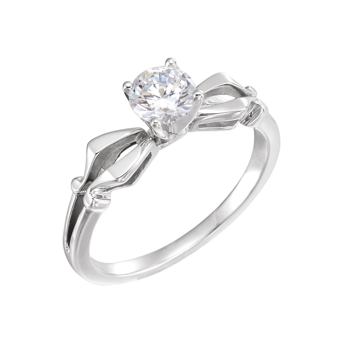 14K White Gold Band, 2.2 mm