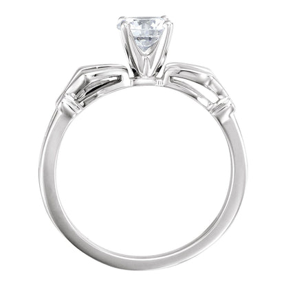 14K White Gold Band, 2.2 mm