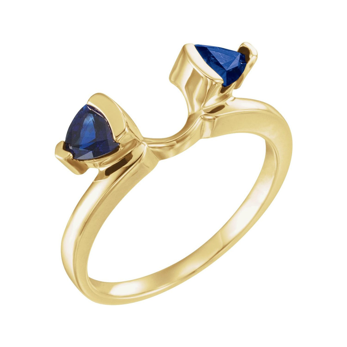 14K Yellow Gold Natural Emerald Wrap-Style Ring Enhancer