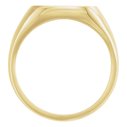 Square Signet Ring, 12 x 12 mm (9601)