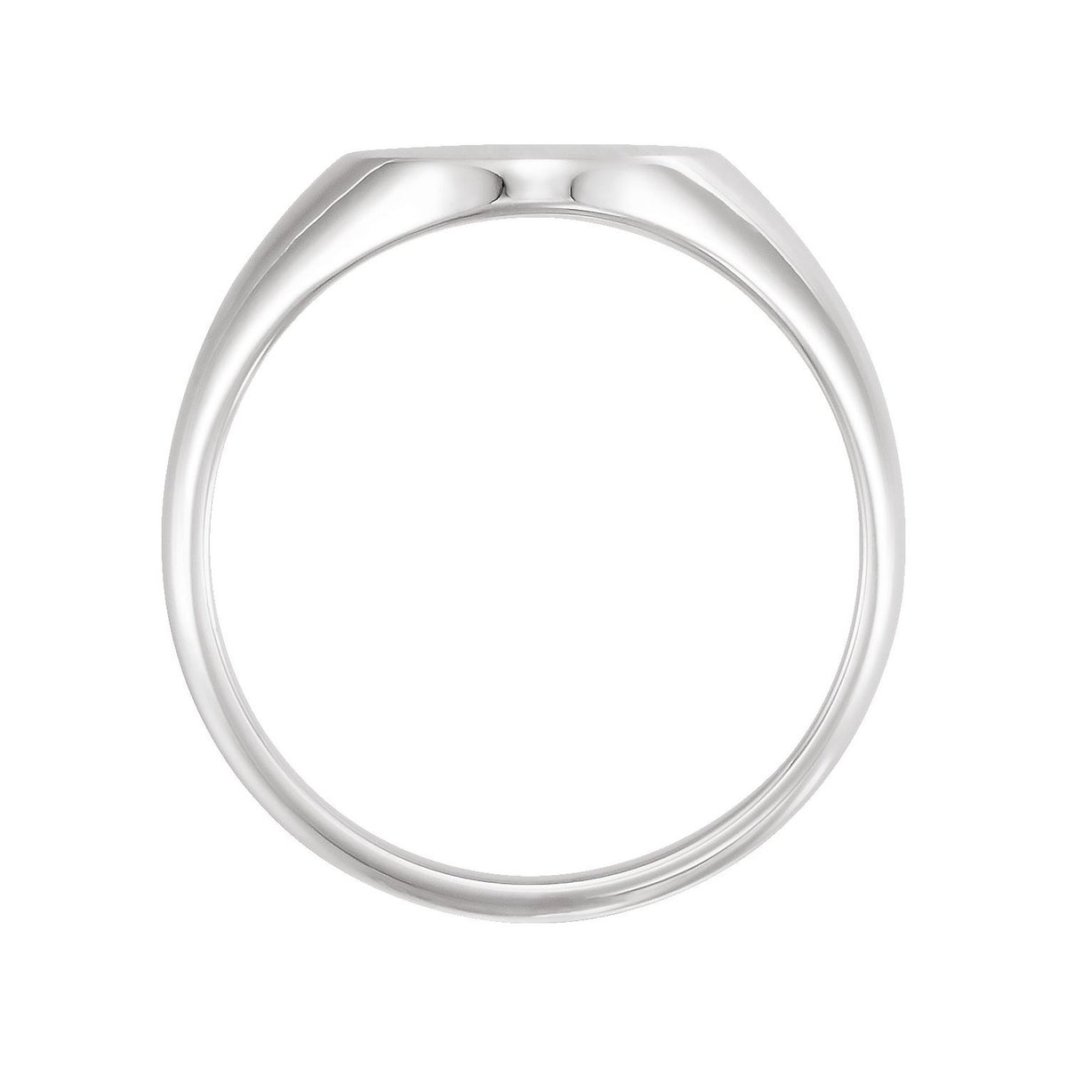 Oval Signet Ring, 14 x 10 mm