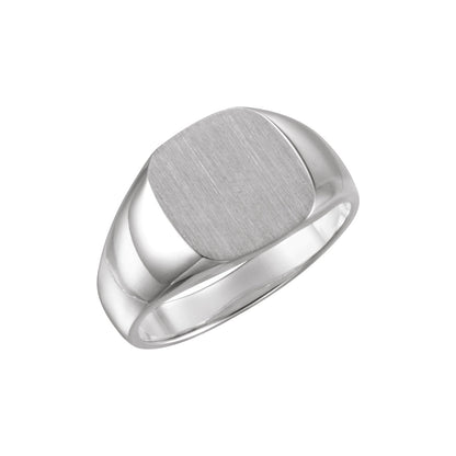 Square Signet Ring, 12 x 12 mm (9601)