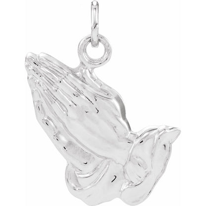 20.8x19. Praying Hands Pendant