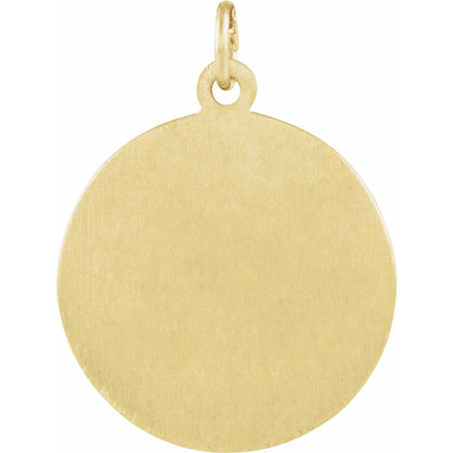 Round St. Francis of Assisi Medal