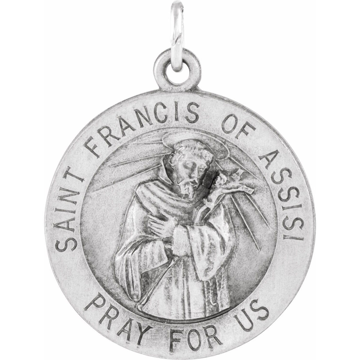 Round St. Francis of Assisi Medal