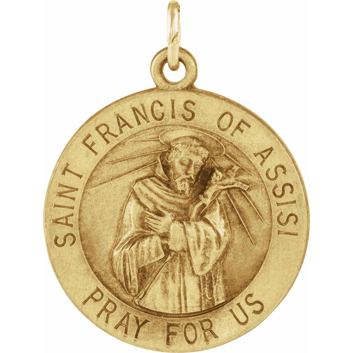 Round St. Francis of Assisi Medal