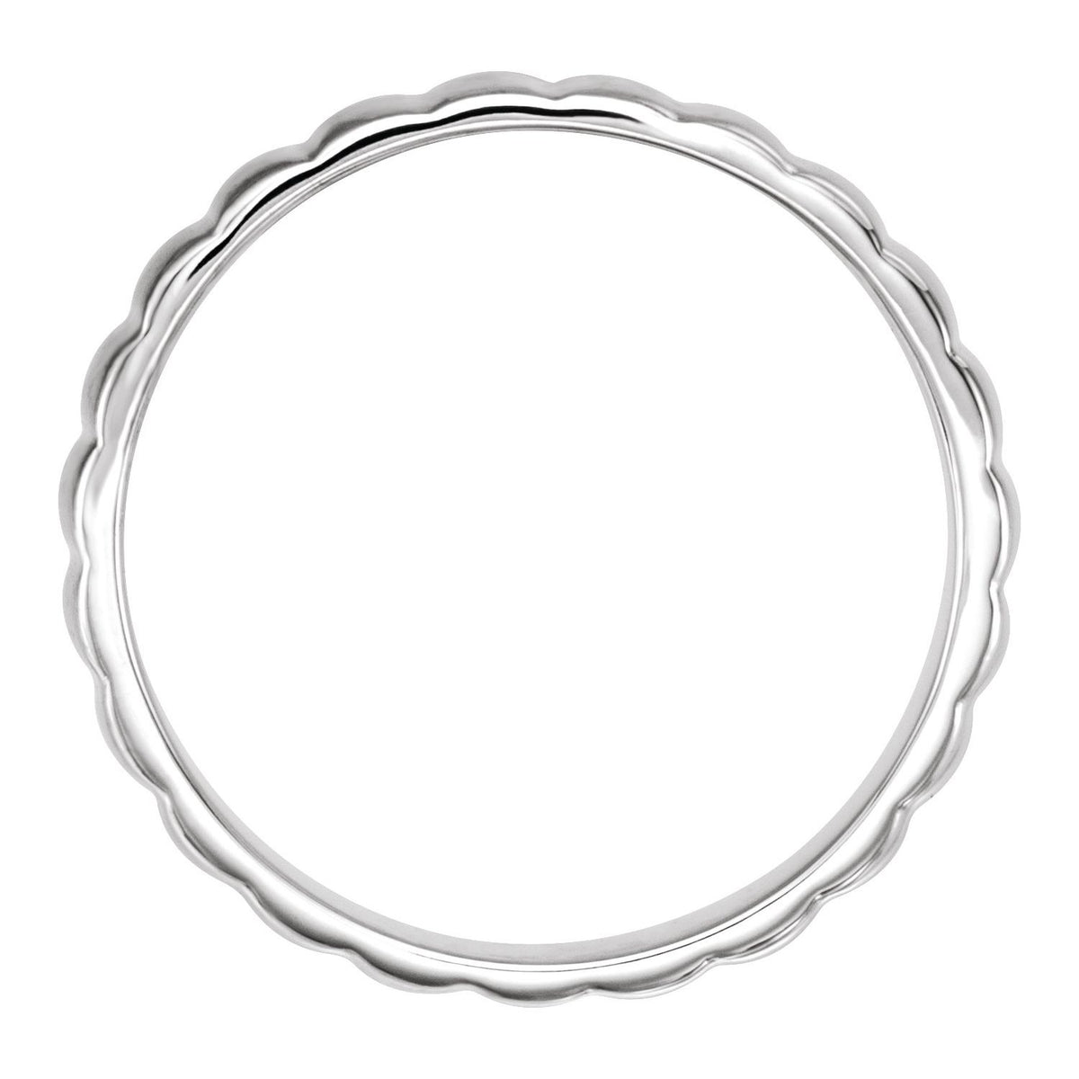 Grooved Half Round Band, 6 mm