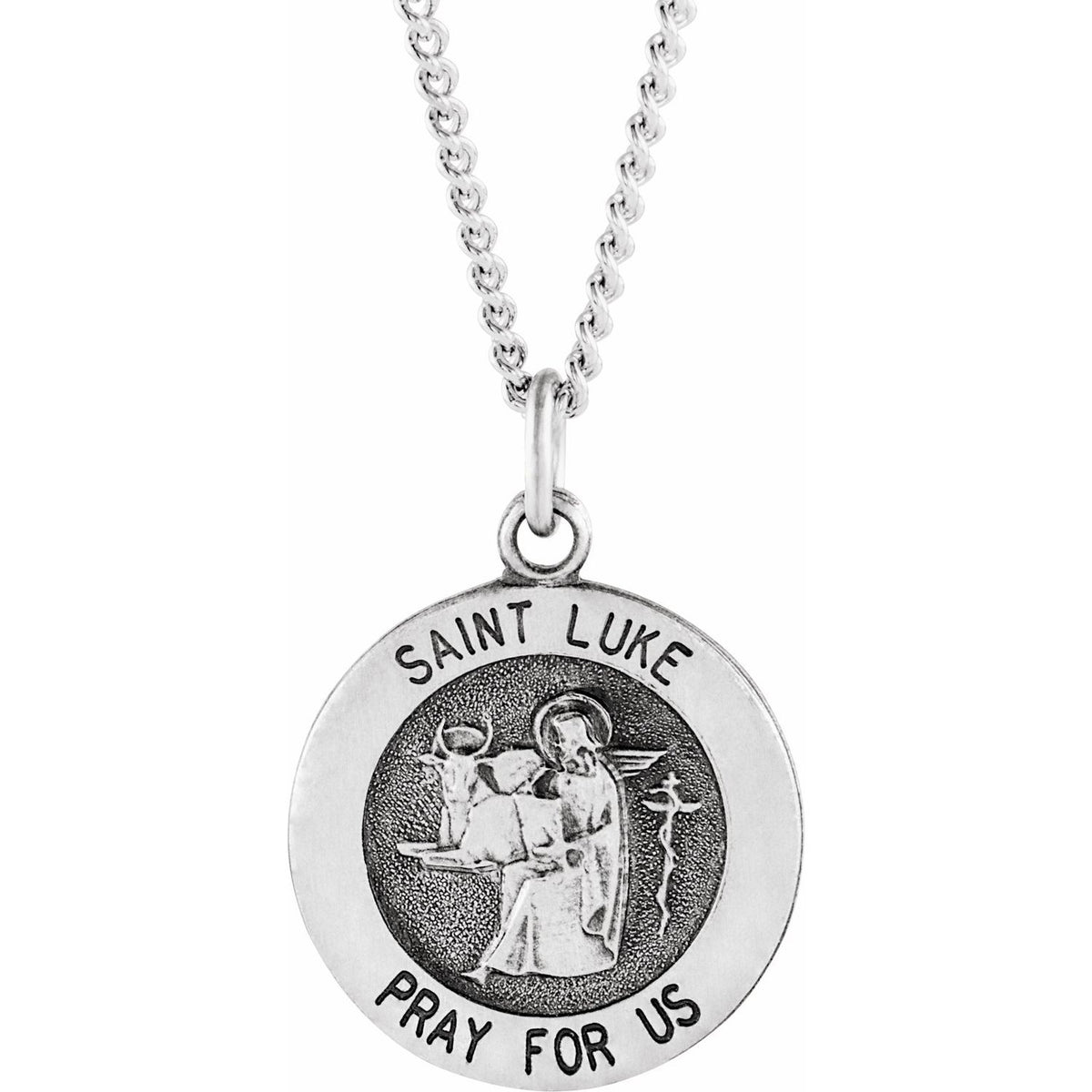 Sterling Silver St. Luke Medal