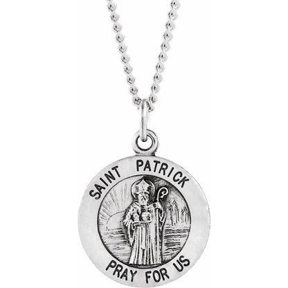 Sterling Silver St. Patrick Medal