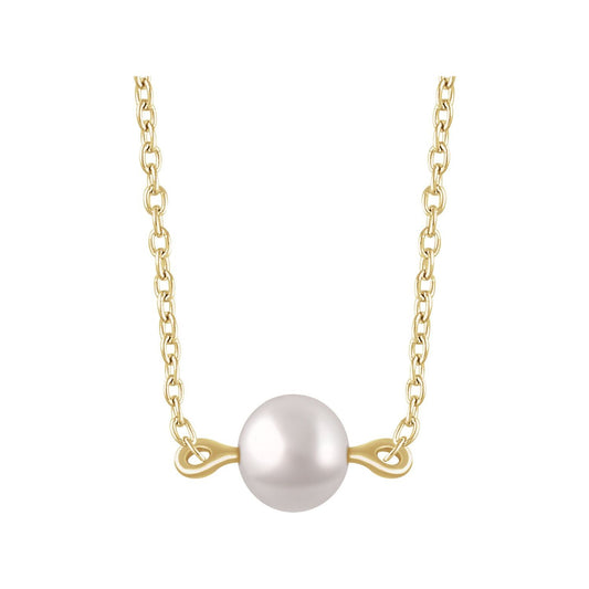 Cultured White Freshwater Pearl 16-18" Necklace