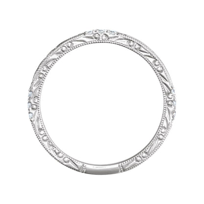 14K White Gold 1/10 CTW Natural Diamond Anniversary Band, 1.4 x 1.45 mm