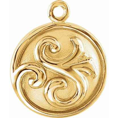14K Yellow Gold Vintage-Inspired Dangle