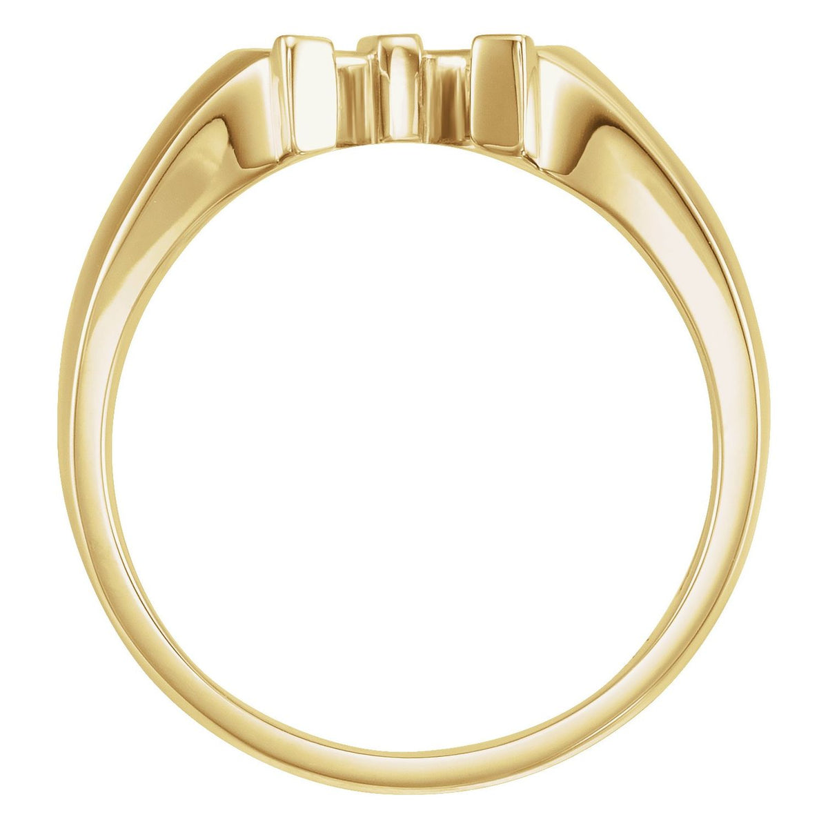 14K Yellow Gold Horseshoe Ring