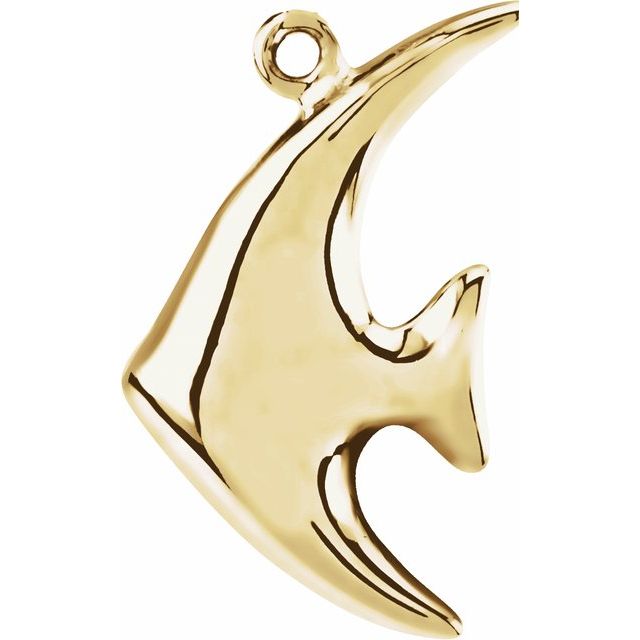 Right Angel Fish Dangle