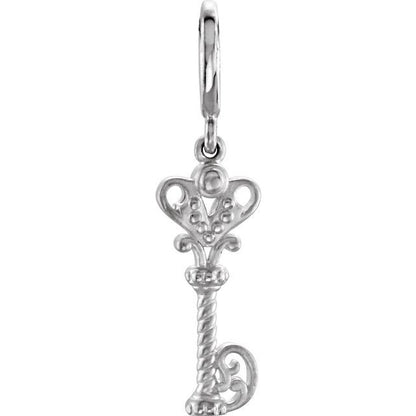 Vintage-Inspired Key Charm/Pendant