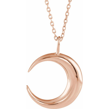 Crescent Moon 16-18" Necklace