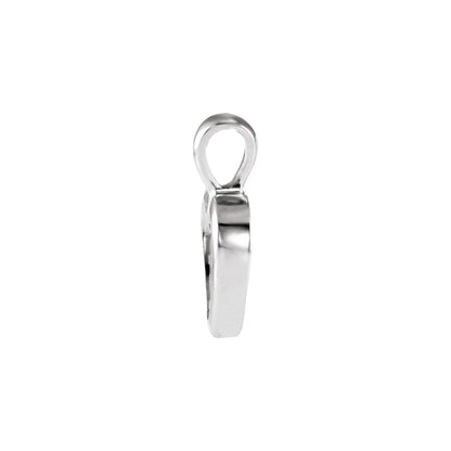 15x10 mm Open Heart Pendant