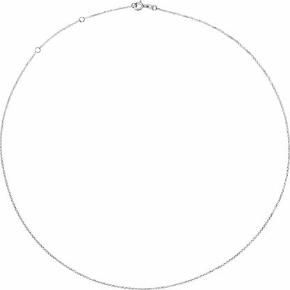 Adjustable Diamond-Cut Cable 16-18" Chain