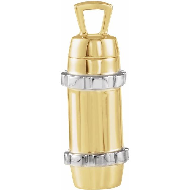 30.2x10.7 mm Cylinder Ash Holder Pendant