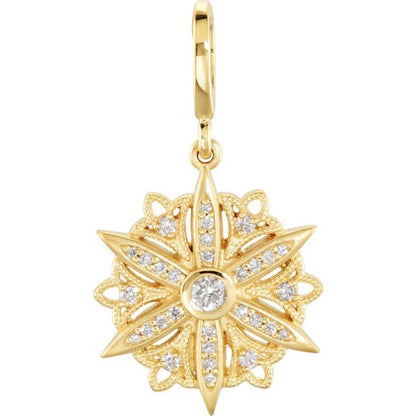 1/3 CTW Natural Diamond Charm/Pendant