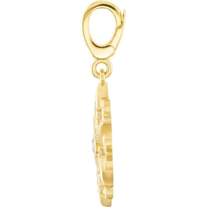 1/3 CTW Natural Diamond Charm/Pendant