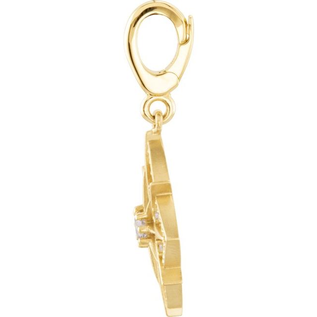 1/6 CTW Natural Diamond Charm/Pendant