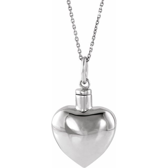 Heart Ash Holder 18" Necklace