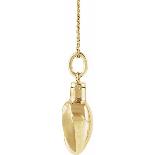 Heart Ash Holder 18" Necklace