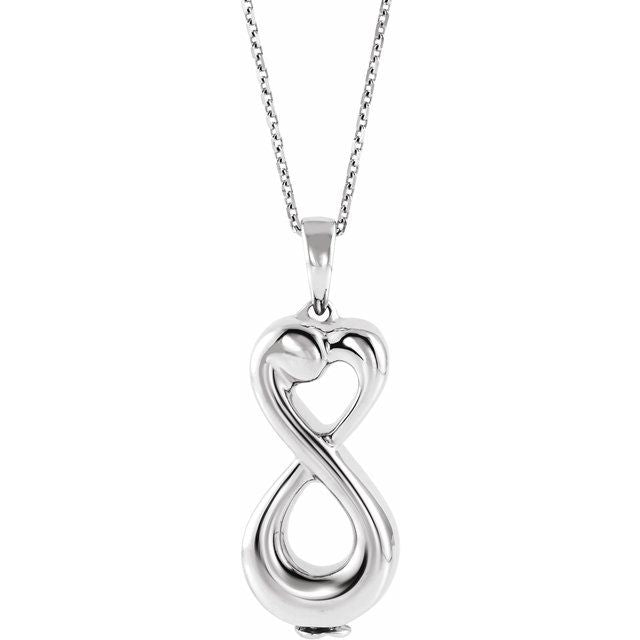 Infinite Love Ash Holder 18" Necklace