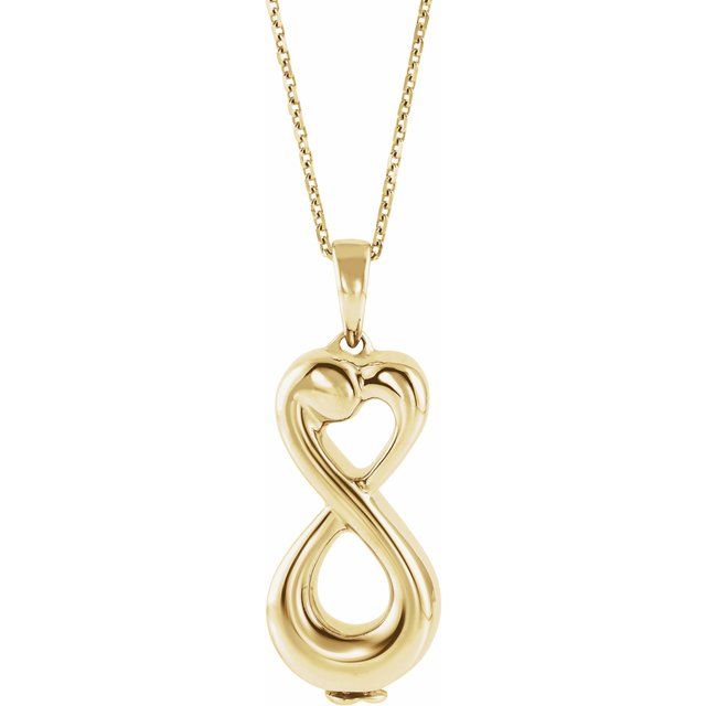 Infinite Love Ash Holder 18" Necklace