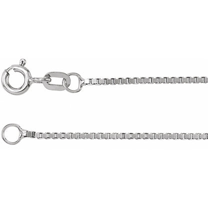 Sterling Silver Box 24" Chain (CH22)