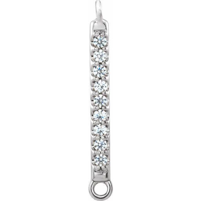 .04 CTW Natural Diamond Bar Link