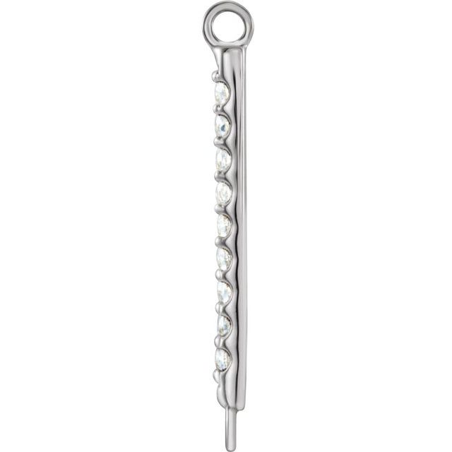 .04 CTW Natural Diamond Bar Link