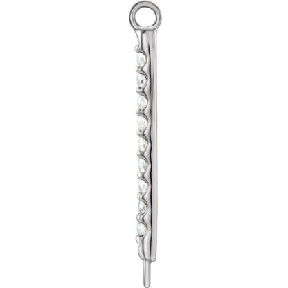 .04 CTW Natural Diamond Bar Link