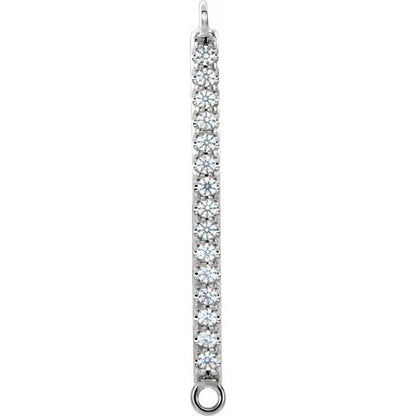 .04 CTW Natural Diamond Bar Link
