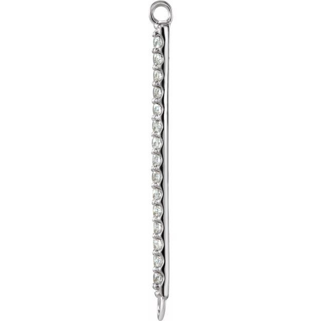 .06 CTW Natural Diamond Bar Link
