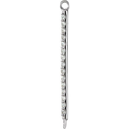 .06 CTW Natural Diamond Bar Link