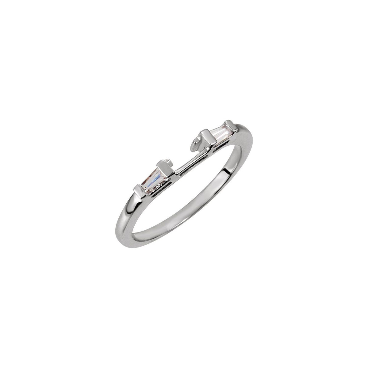 Platinum 1/6 CTW Natural Diamond Band