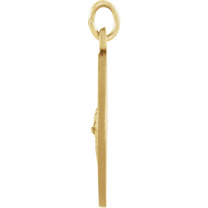14K Yellow Gold St. Gerard Medal