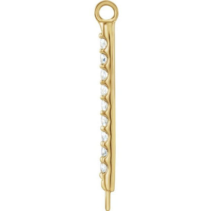 .04 CTW Natural Diamond Bar Link