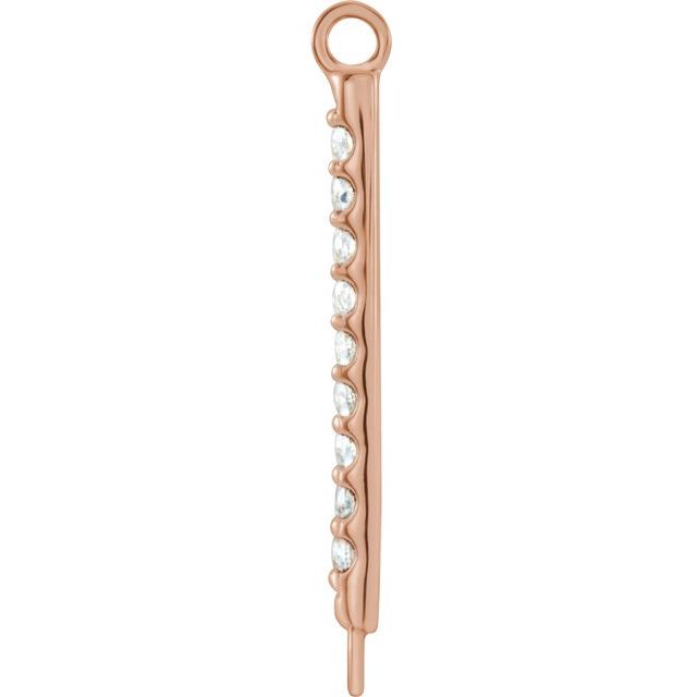 .04 CTW Natural Diamond Bar Link