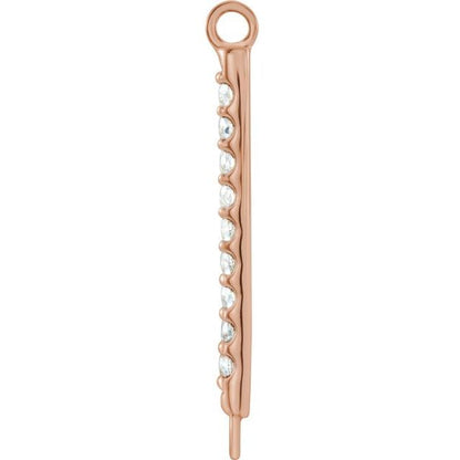 .04 CTW Natural Diamond Bar Link