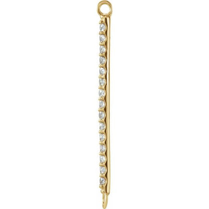 .06 CTW Natural Diamond Bar Link