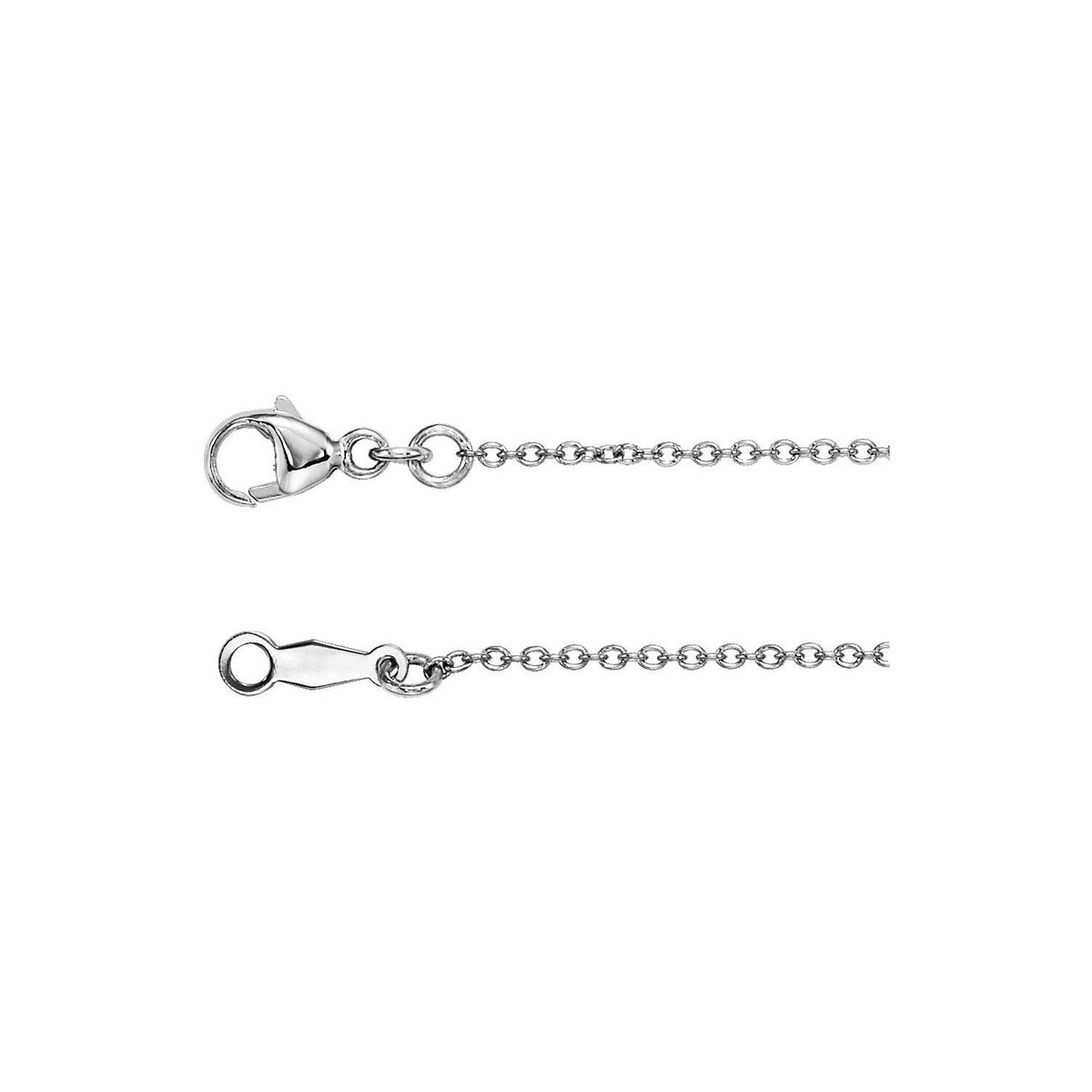 Platinum Cable 18" Chain