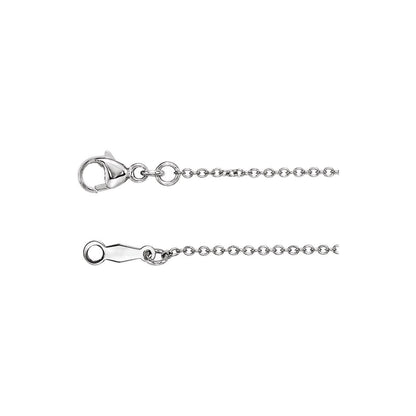 Platinum Cable 18" Chain